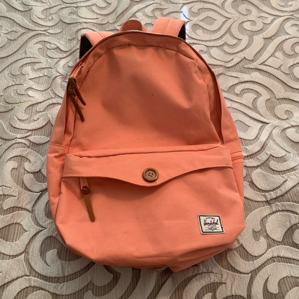 Herschel peach backpack